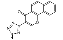 3-(2H-tetrazol-5-yl)benzo[h]chromen-4-one结构式