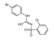 1-(4-bromophenyl)-3-(2-chlorophenyl)sulfonylurea结构式