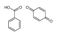 benzoic acid,cyclohexa-2,5-diene-1,4-dione结构式