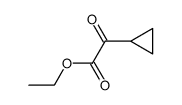 cyclopropyl-oxoacetic acid ethyl ester Structure