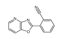 2-(Oxazolo[4,5-b]pyridine-2-yl)benzonitrile structure