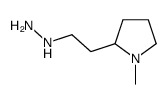 2-(2-HYDRAZINO-ETHYL)-1-METHYLPYRROLIDINE Structure