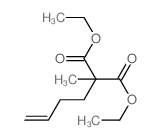 diethyl 2-but-3-enyl-2-methyl-propanedioate Structure