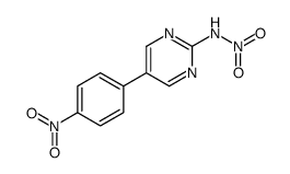 N-[5-(4-nitrophenyl)pyrimidin-2-yl]nitramide结构式