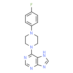 6-(4-(4-fluorophenyl)piperazin-1-yl)-9H-purine结构式
