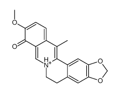 13-Methylberberrubine Structure