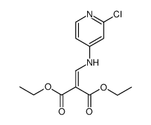 diethyl N-(2-chloro-4-pyridyl)aminomethylenemalonate Structure