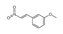 1-METHOXY-3-(2-NITROVINYL)BENZENE结构式