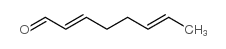 (E,E)-2,6-octadien-1-al structure