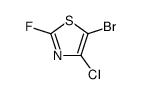 5-bromo-4-chloro-2-fluoro-1,3-thiazole Structure