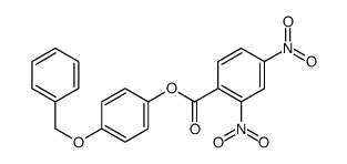 (4-phenylmethoxyphenyl) 2,4-dinitrobenzoate Structure