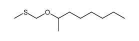 2-octanol methylthiomethyl ether Structure