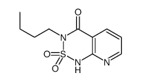 3-butyl-2,2-dioxo-1H-pyrido[2,3-c][1,2,6]thiadiazin-4-one结构式