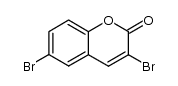 3,6-dibromo-2H-chromen-2-one结构式