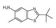 5-Benzothiazolamine,2-(1,1-dimethylethyl)-6-methyl-(9CI)结构式