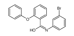 N-(3-bromophenyl)-2-phenoxybenzamide结构式