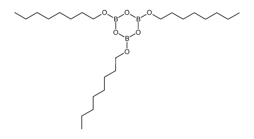 tris(n-octyloxy)boroxine结构式