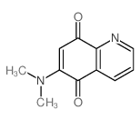 6-dimethylaminoquinoline-5,8-dione结构式