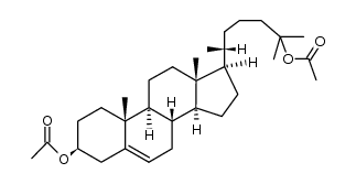 3β,25-diacetoxycholest-5-ene Structure