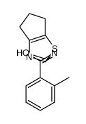 Benzamide, N-(5,6-dihydro-4H-cyclopentathiazol-2-yl)-2-methyl- (9CI) structure