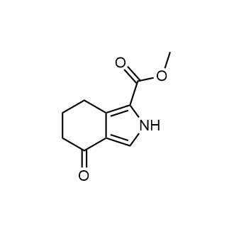 Methyl 4-oxo-4,5,6,7-tetrahydro-2H-isoindole-1-carboxylate Structure
