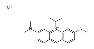 3-N,3-N,6-N,6-N-tetramethyl-10-propan-2-ylacridin-10-ium-3,6-diamine,chloride Structure