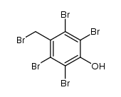 2,3,5,6-tetrabromo-4-bromomethyl-phenol结构式