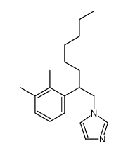 1-[2-(2,3-dimethylphenyl)octyl]imidazole结构式