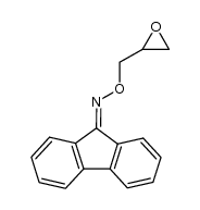 9-[(2,3-epoxypropyl)oximino]fluorene结构式