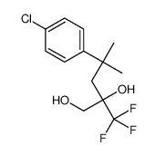 4-(4-chlorophenyl)-4-methyl-2-(trifluoromethyl)pentane-1,2-diol Structure