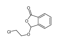 3-(2-chloroethoxy)-3H-2-benzofuran-1-one结构式