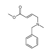 methyl 4-[benzyl(methyl)amino]but-2-enoate结构式