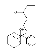 6-(3-benzyl-5-hydroxy-3-azabicyclo[2.2.2]octan-5-yl)hexan-3-one Structure