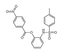 [2-[(4-methylphenyl)sulfonylamino]phenyl] 4-nitrobenzoate结构式