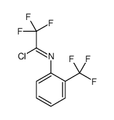 2,2,2-trifluoro-N-[2-(trifluoromethyl)phenyl]ethanimidoyl chloride结构式