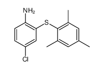 4-chloro-2-(2,4,6-trimethylphenyl)sulfanylaniline Structure