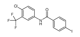 N-[4-chloro-3-(trifluoromethyl)phenyl]-4-iodobenzamide结构式