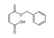 4-phenylmethoxypenta-2,4-dienoic acid Structure