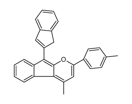 9-(1H-inden-2-yl)-4-methyl-2-(4-methylphenyl)indeno[2,1-b]pyran Structure