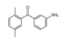 (3-aminophenyl)-(2,5-dimethylphenyl)methanone Structure