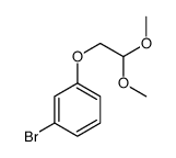 1-bromo-3-(2,2-dimethoxyethoxy)benzene结构式