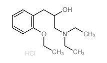 Benzeneethanol, a-[(diethylamino)methyl]-2-ethoxy-,hydrochloride (1:1) Structure