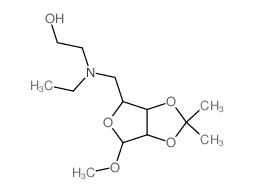 2-[ethyl-[(2-methoxy-7,7-dimethyl-3,6,8-trioxabicyclo[3.3.0]oct-4-yl)methyl]amino]ethanol Structure