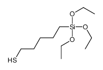 5-triethoxysilylpentane-1-thiol结构式