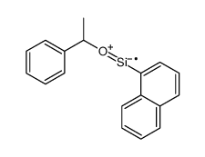 naphthalen-1-yl(1-phenylethoxy)silicon Structure