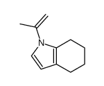 1H-Indole,4,5,6,7-tetrahydro-1-(1-methylethenyl)-(9CI) structure