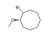 trans-1-Brom-2-methoxy-cyclooctan Structure