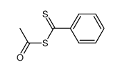 Acetic thiobenzoic thioanhydride Structure