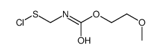 2-methoxyethyl N-(chlorosulfanylmethyl)carbamate结构式