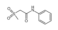 2-(methylsulfonyl)acetanilide Structure